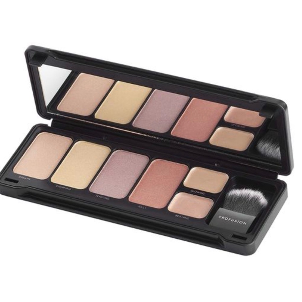 Profusion Cosmetics Highlight Pro Makeup Case New Nudes Neutral palette